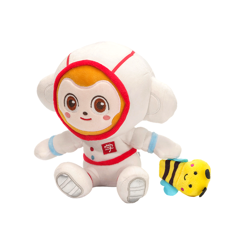 Mga pinalamanan na spaceman cartoon character na mga plush toy