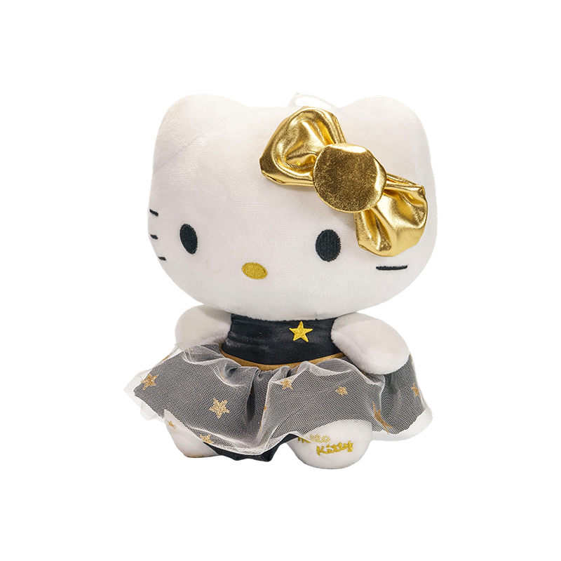mga plush na laruan ng mga cartoon character na nakasuot ng palda ng prinsesa