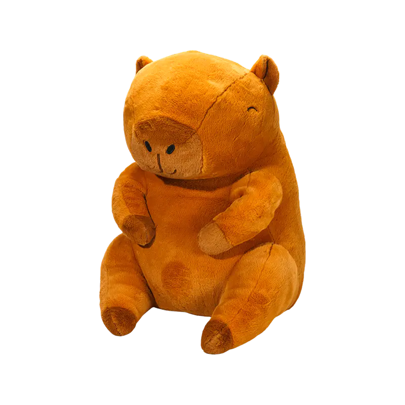 Kaibig-ibig na malaking capybara plush toy