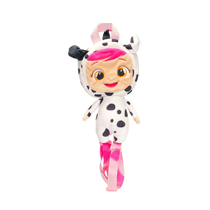 Mabahong knapsack na cow-suit na babae
