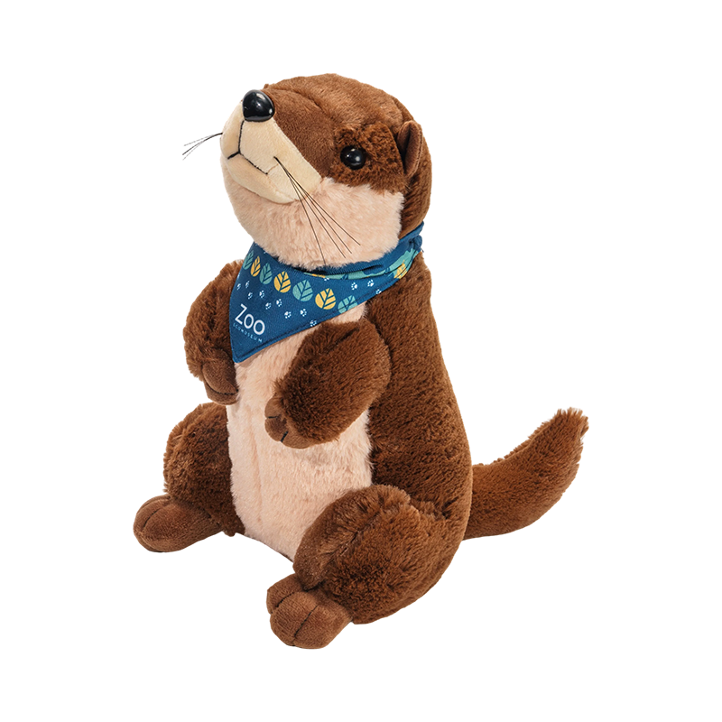 Pinalamanan na cute na nakakaakit na plush otter na laruan