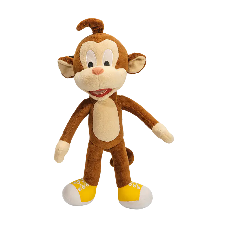 Standing monkey plush toys wild animal
