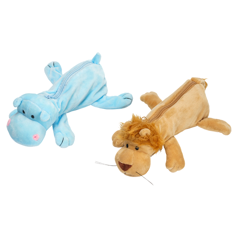 Ang cute na hippo at lion na mga pencil case