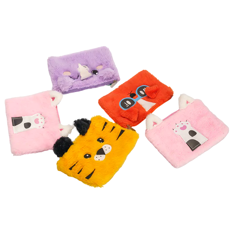 Cute hayop plush coin purse