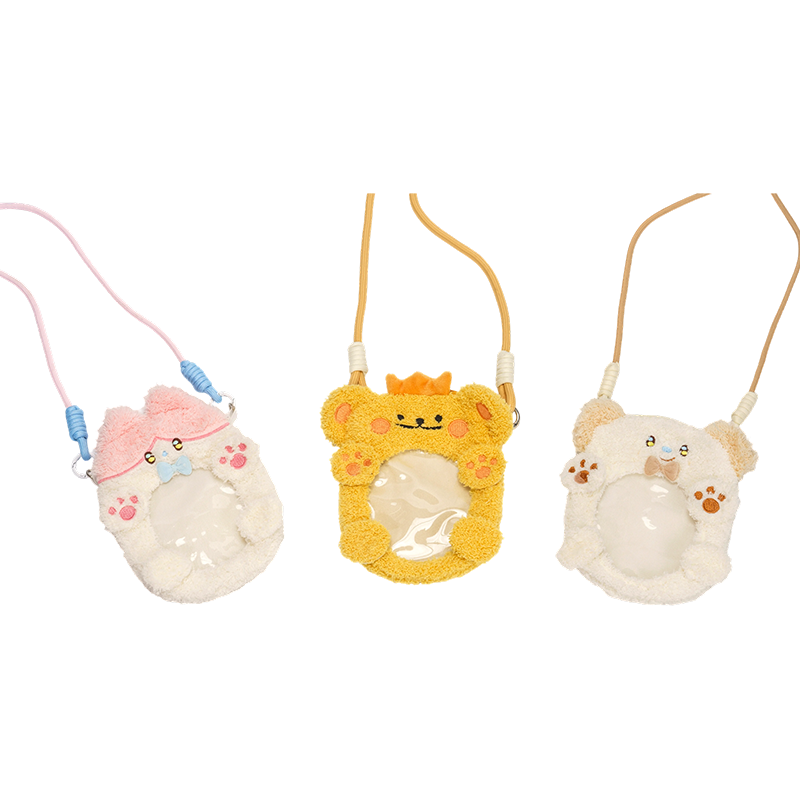 Regal head plush card holder