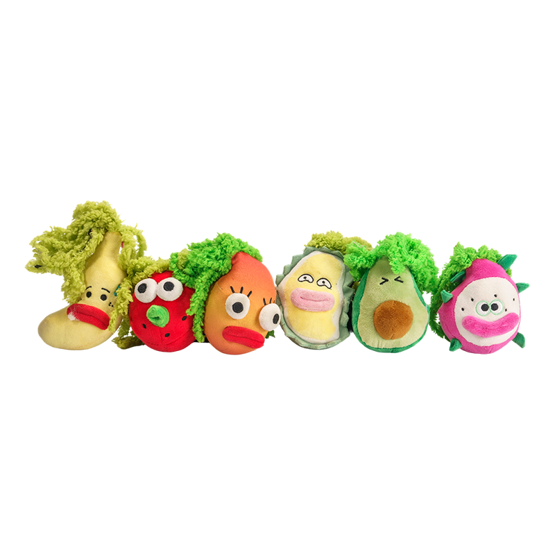 Vegetable buddy plush set